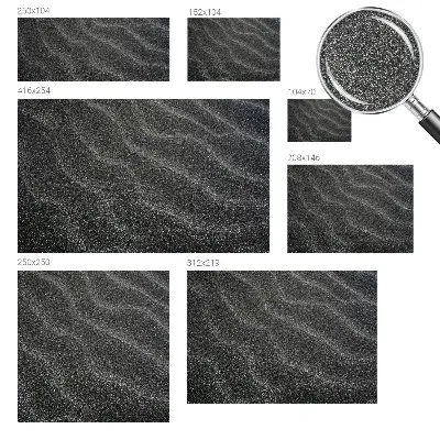 Papier peint photo grand format pour le mur vagues de sable