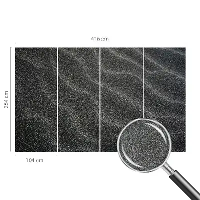 Papier peint photo grand format pour le mur vagues de sable