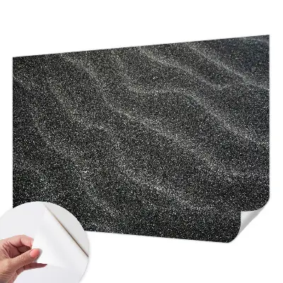 Papier peint photo grand format pour le mur vagues de sable
