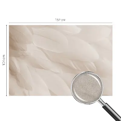 Papier peint photo sur tissu non tissé Plumes éthérées