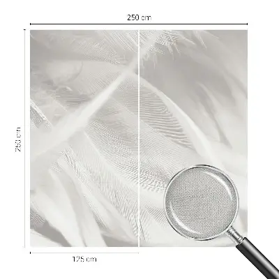 Papier peint photographique intissé Plumes subtiles
