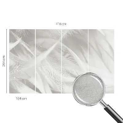 Papier peint photographique intissé Plumes subtiles