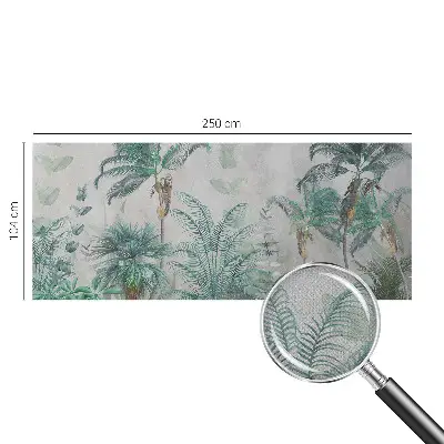 Papier peint photo imprimé sur tissu non tissé oasis exotique
