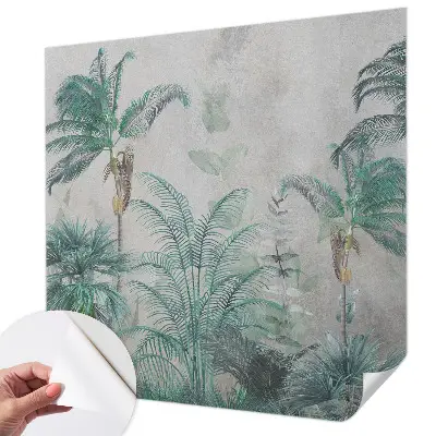 Papier peint photo imprimé sur tissu non tissé oasis exotique