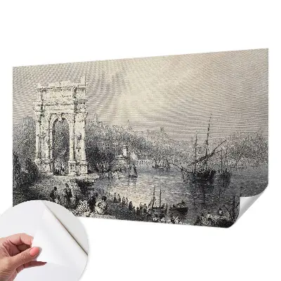 Papier peint photo imprimé sur tissu non tissé Paysage marin