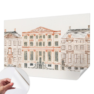 Papier peint tendance chambre adulte Klasické budovy
