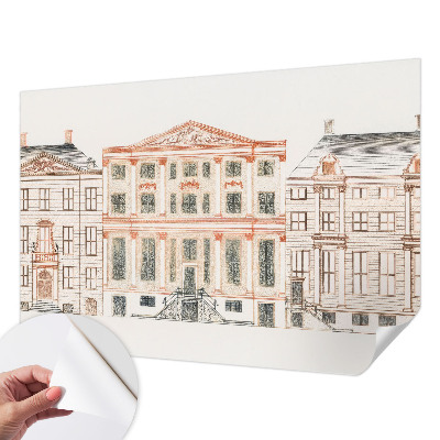 Papier peint tendance chambre adulte Klasické budovy