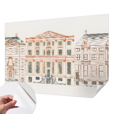 Papier peint tendance chambre adulte Klasické budovy