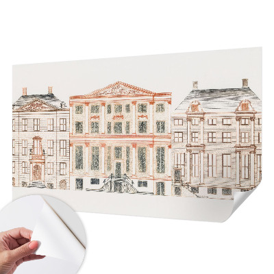 Papier peint tendance chambre adulte Klasické budovy