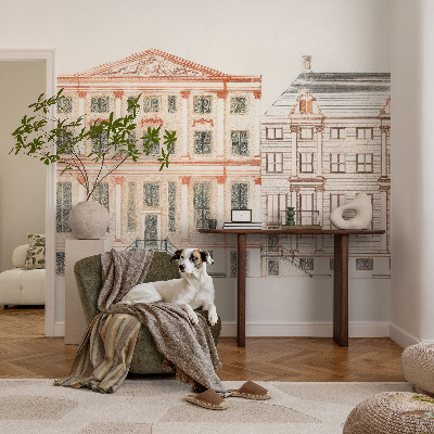 Papier peint tendance chambre adulte Klasické budovy