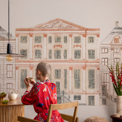 Papier peint tendance chambre adulte Klasické budovy