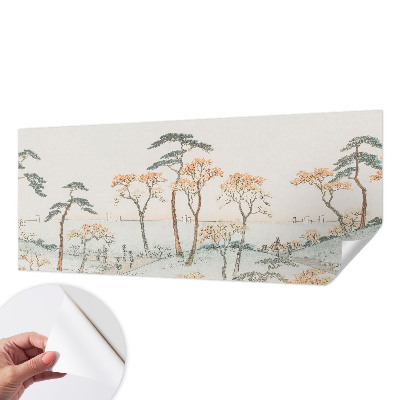 Papier peint tête de lit chambre adulte Pokojná krajina