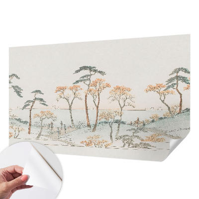 Papier peint tête de lit chambre adulte Pokojná krajina