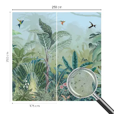 Papier peint intissé imprimé Nature tropicale