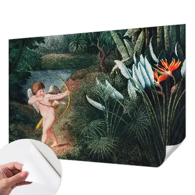 Papier peint photographique sur tissu non tissé Cupidon adorable
