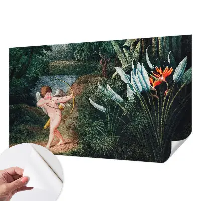Papier peint photographique sur tissu non tissé Cupidon adorable