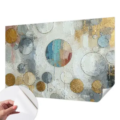 Papier peint photo grand format pour le mur Cercles géométriques