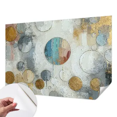 Papier peint photo grand format pour le mur Cercles géométriques