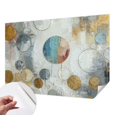 Papier peint photo grand format pour le mur Cercles géométriques