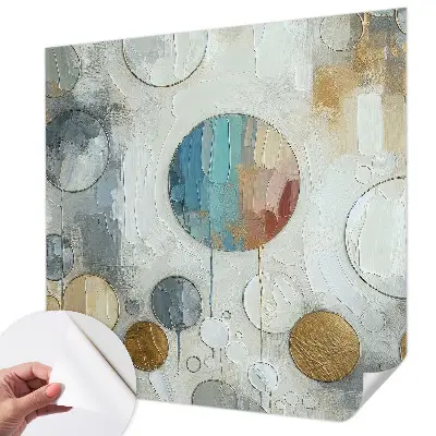 Papier peint photo grand format pour le mur Cercles géométriques