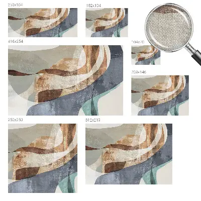 Papier peint photo grand format pour le mur Composition abstraite