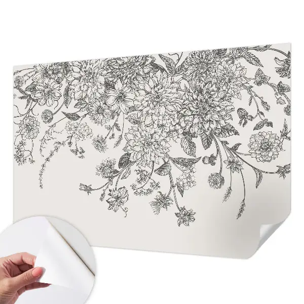 Papier peint photographique sur tissu non tissé Motif floral