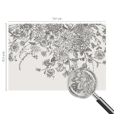Papier peint photographique sur tissu non tissé Motif floral