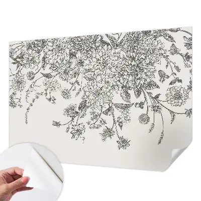 Papier peint photographique sur tissu non tissé Motif floral