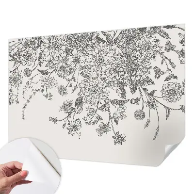 Papier peint photographique sur tissu non tissé Motif floral