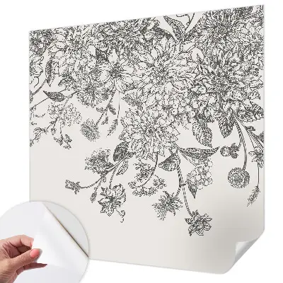 Papier peint photographique sur tissu non tissé Motif floral