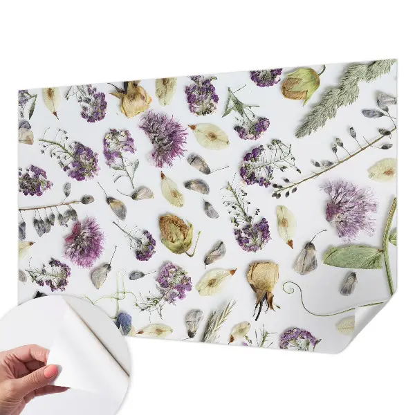 Papier peint intissé imprimé Fleurs séchées