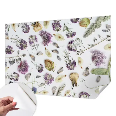 Papier peint intissé imprimé Fleurs séchées