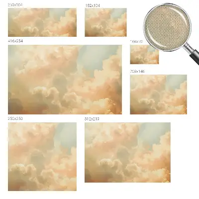 Papier peint photo grand format pour le mur nuages ​​éthérés