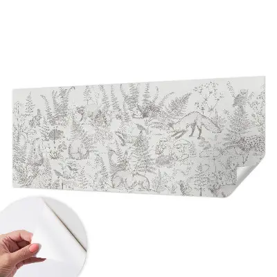 Papier peint photo sur tissu non tissé animaux de la forêt