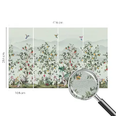 Papier peint photographique intissé Arbres exotiques