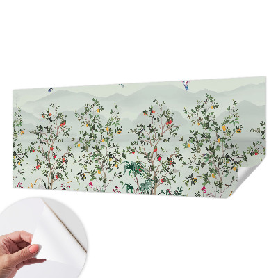 Papier peint chambre adulte cocooning Exotické stromy