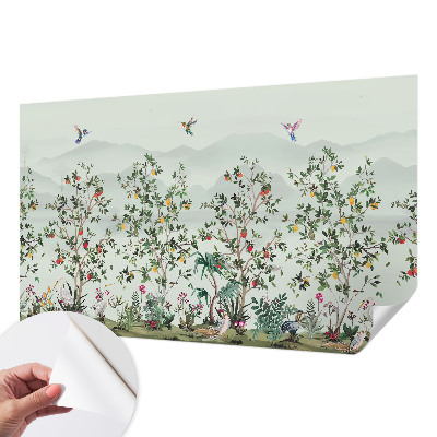 Papier peint chambre adulte cocooning Exotické stromy