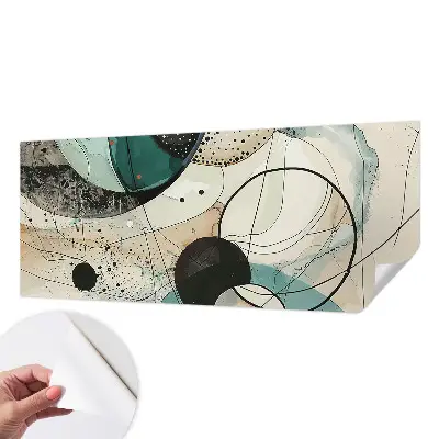 Papier peint intissé Cercles colorés