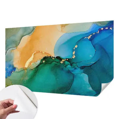 Papier peint photo grand format pour le mur Vagues colorées