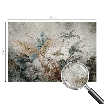 Papier peint photographique sur tissu non tissé Rêve de fleurs