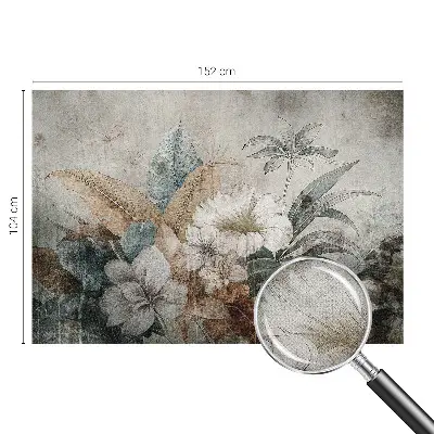 Papier peint photographique sur tissu non tissé Rêve de fleurs