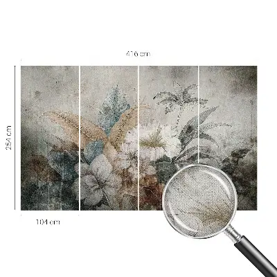 Papier peint photographique sur tissu non tissé Rêve de fleurs