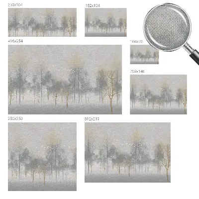 Papier peint photo imprimé sur tissu non tissé Harmonie forestière