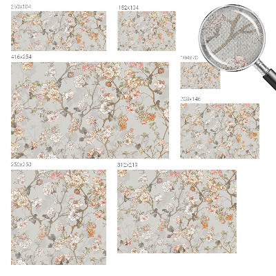 Papier peint tendance chambre adulte Romantický vzor