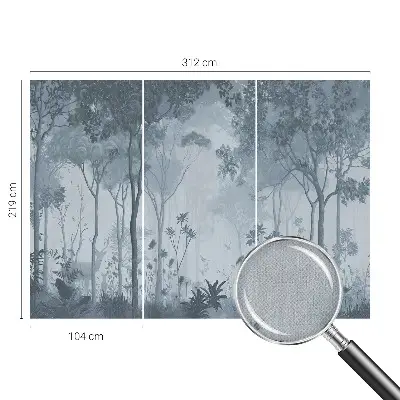 Papier peint photo grand format pour le mur Mysticisme de la forêt