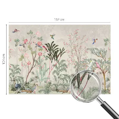Papier peint photo sur tissu non tissé oasis tropicale