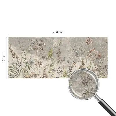 Papier peint photographique intissé plantes sauvages