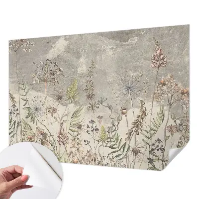 Papier peint photographique intissé plantes sauvages
