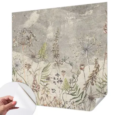 Papier peint photographique intissé plantes sauvages