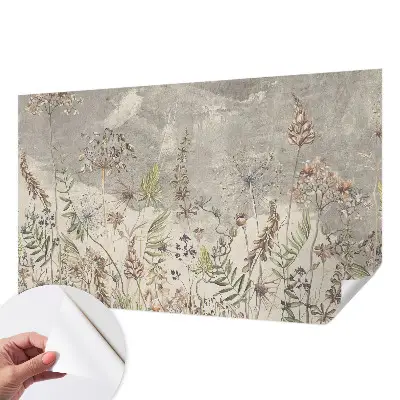 Papier peint photographique intissé plantes sauvages